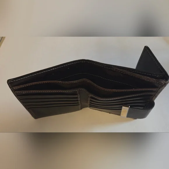 GUCCI GG MONOGRAM  PREOWNED WALLET, DARK BROWN - Picture 3 of 14